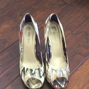 Madden Girl peep toe heels